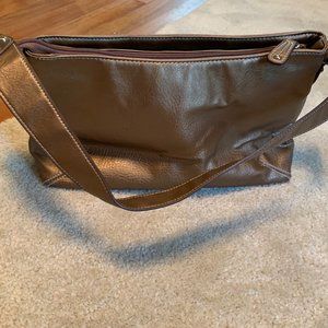 Bronze - Gold Shoulder Bag Purse